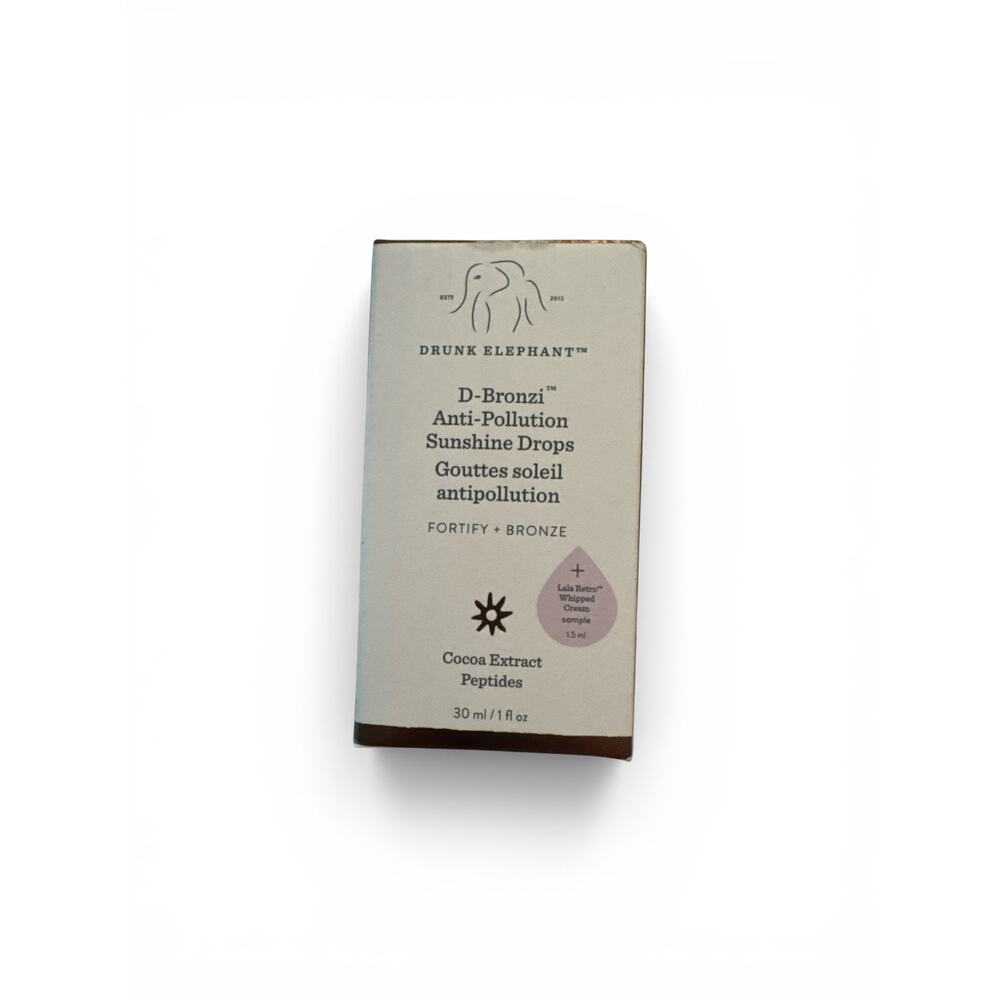 Drunk Elephant D-Bronzi Anti-Pollution Sunshine Self Tanning Drops 30ml NWT - Picture 9 of 10
